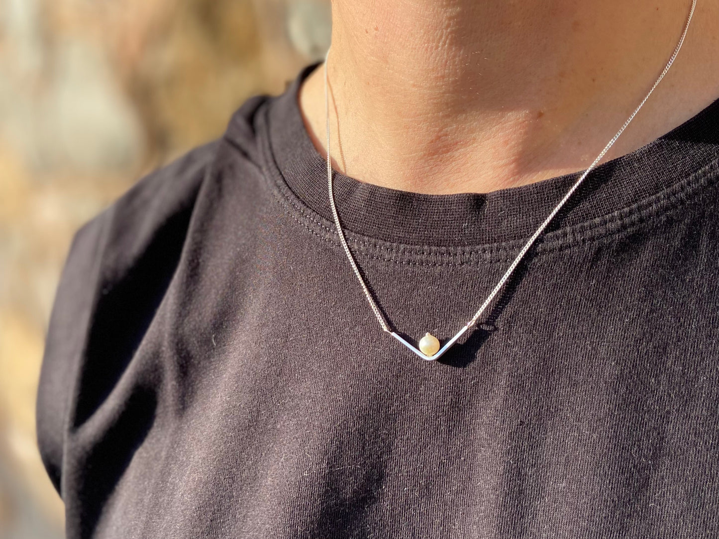 Pearl Arc Pendant