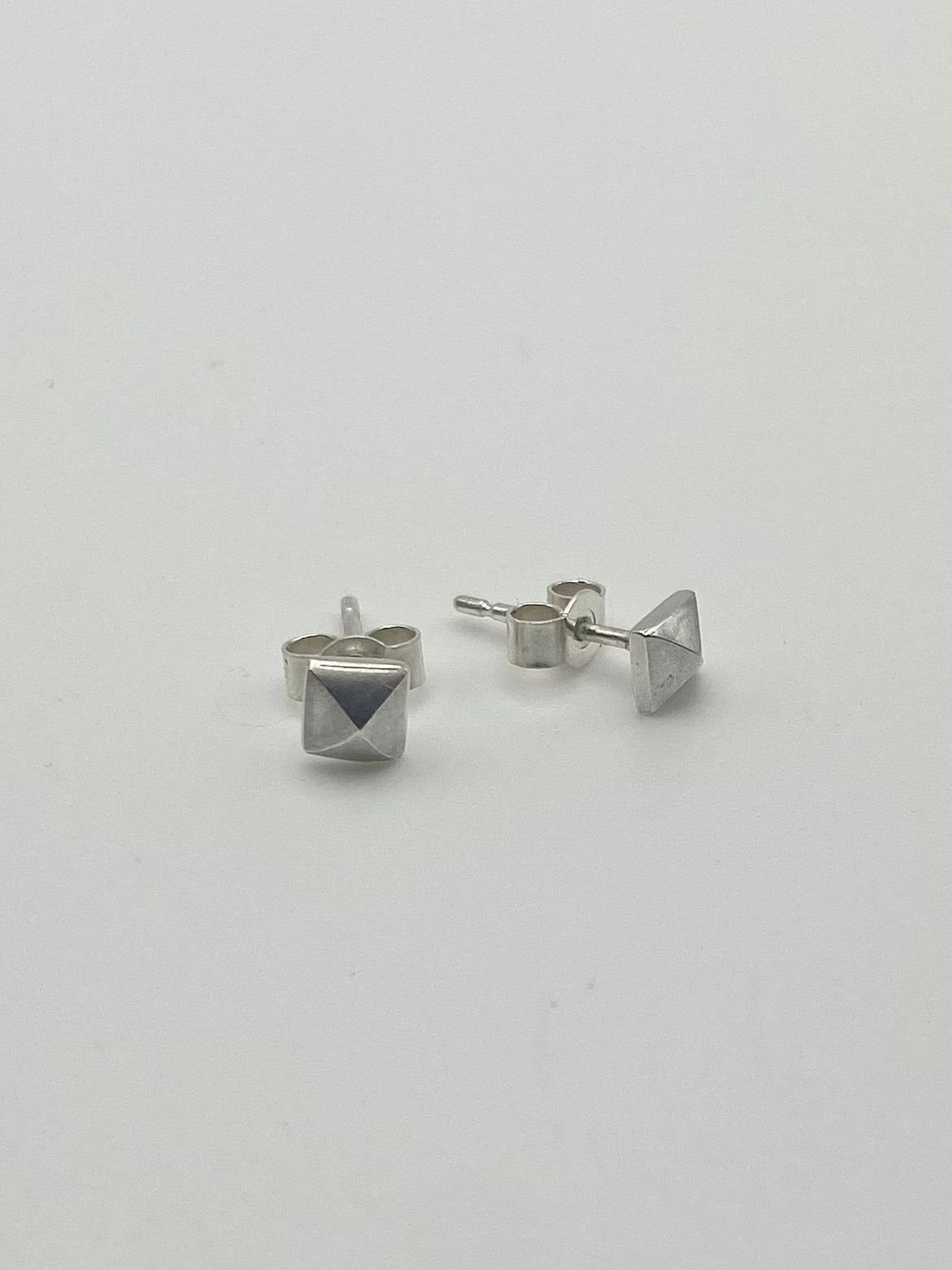 Pyramid Stud Earrings